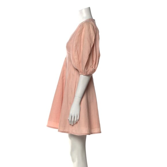 Zimmerman Dancer Day Linen Mini Dress Sz 1 (US 6) - Picture 4 of 5